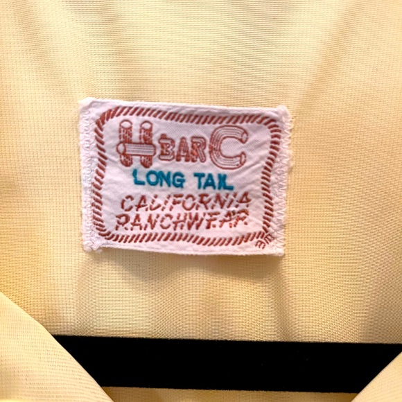 Vintage 1970’s Western Top H Bar C - Picture 5 of 6